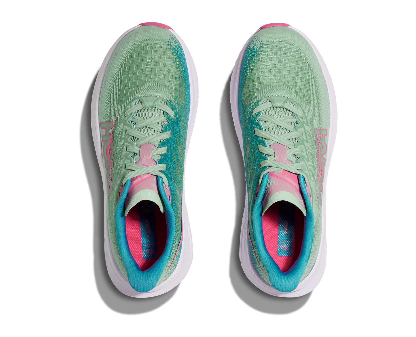Hoka Women's Mach 6 | Jadeite/Alpine Blue