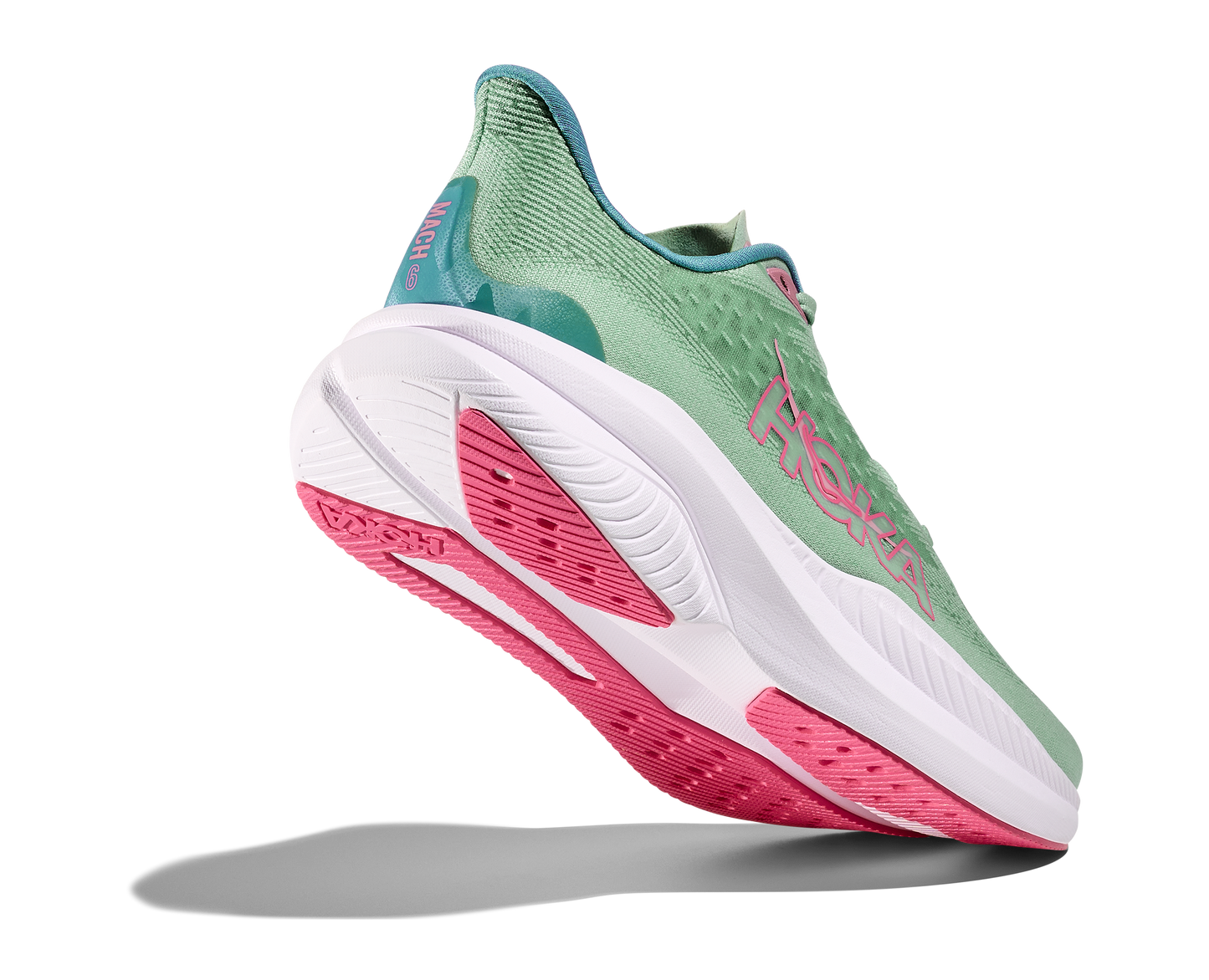 Hoka Women's Mach 6 | Jadeite/Alpine Blue