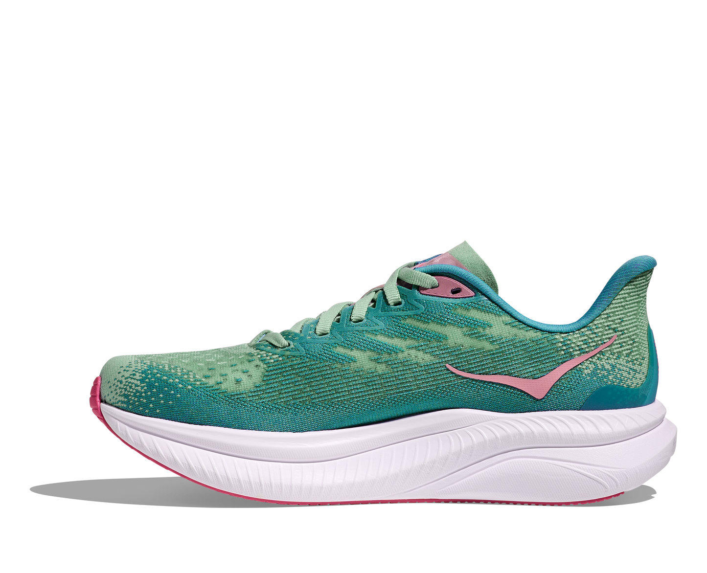 Hoka Women's Mach 6 | Jadeite/Alpine Blue