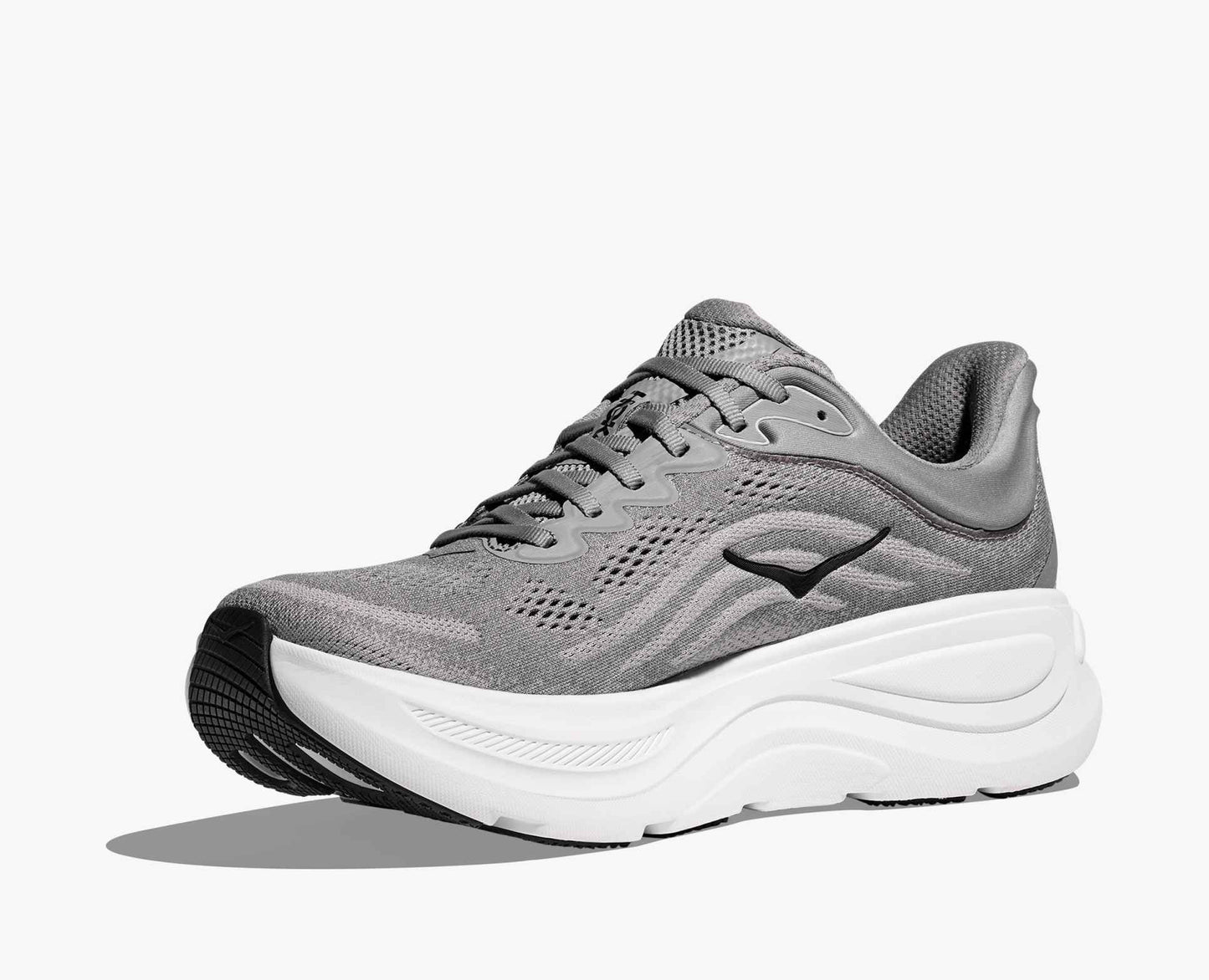 Hoka Men's Bondi 9 | Wide Fit | Galactic Grey/Stellar Grey