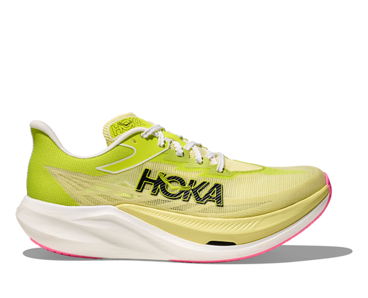 HOKA Unisex Rocket X 3 | Sunlight/Neon Hoka Citrus