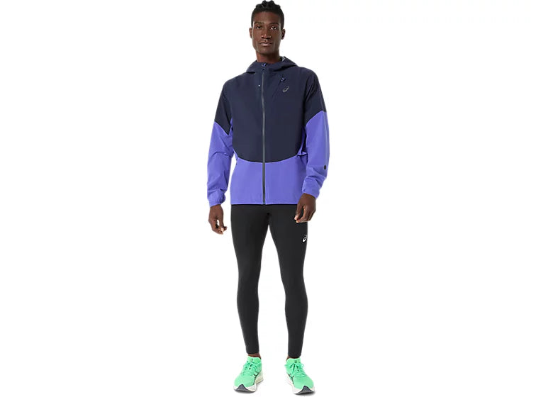 ASICS Men's Metarun Legend Jacket | Midnight/Cobalt Burst/Illuminate Green