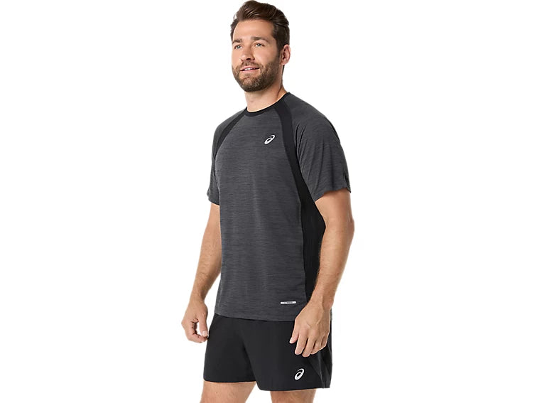 ASICS Men’s Road Short Sleeve Top Performance Black