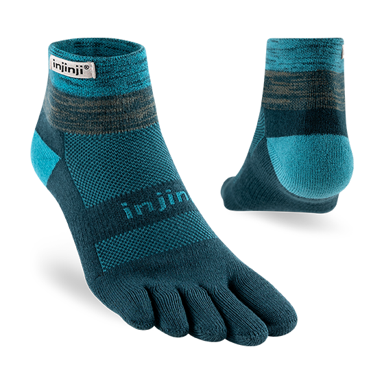 Injinji Trail Midweight Mini Crew | Midnight