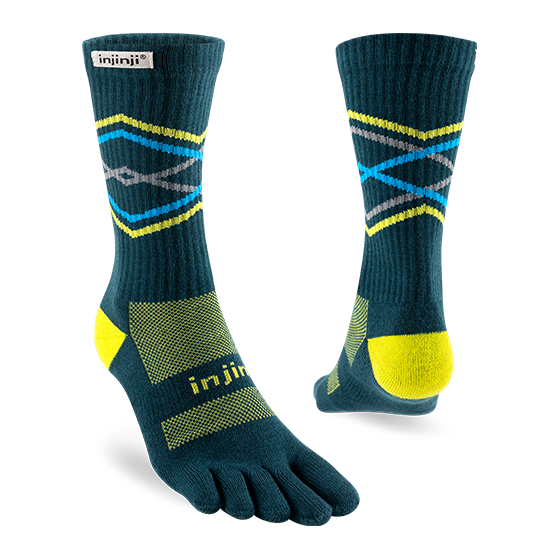Injinji Trail Midweight Crew | Eclipse