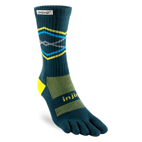 Injinji Trail Midweight Crew | Eclipse