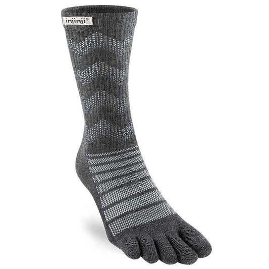Injinji Outdoor Midweight Crew Wool | Slate