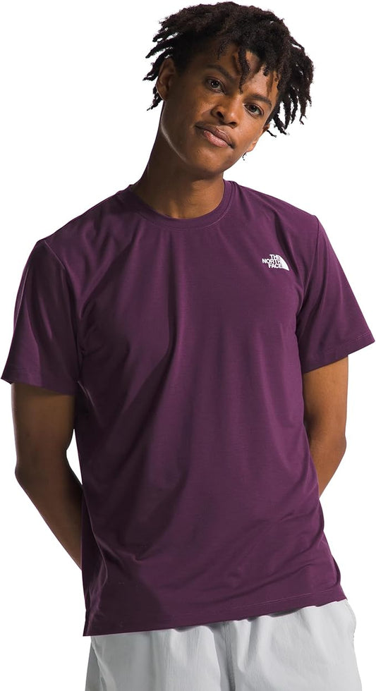 The North Face Men's Wander Short Sleeve Shirt | Blackcurrant | Final Sale
