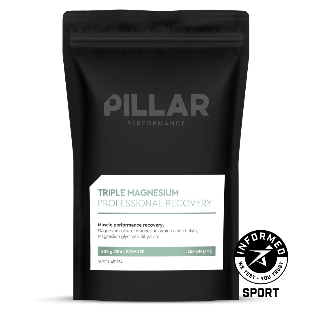 Pillar Performance | Triple Magnesium Powder | Lemon Lime