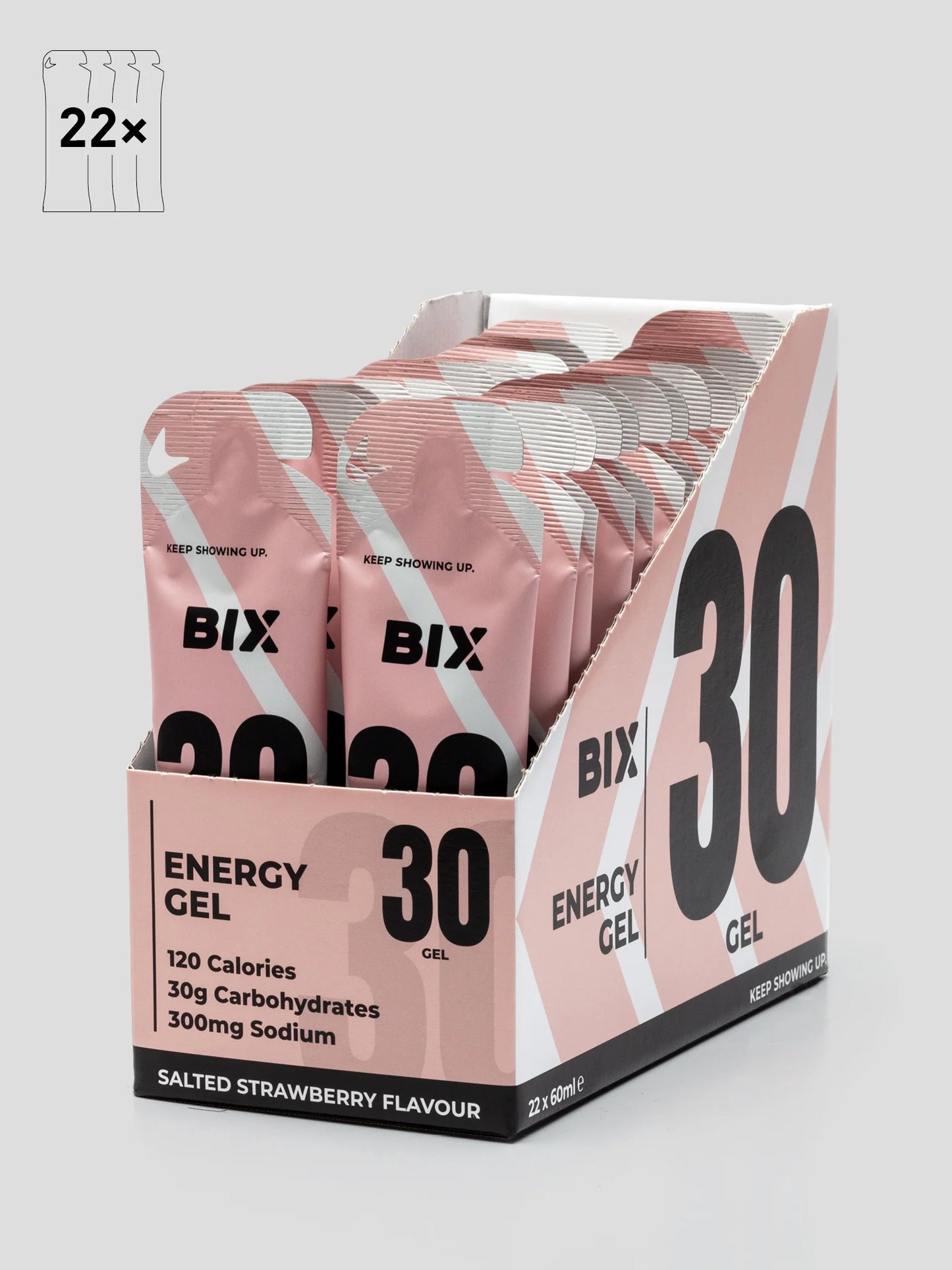 Bix | 30 Gel | Salted Strawberry