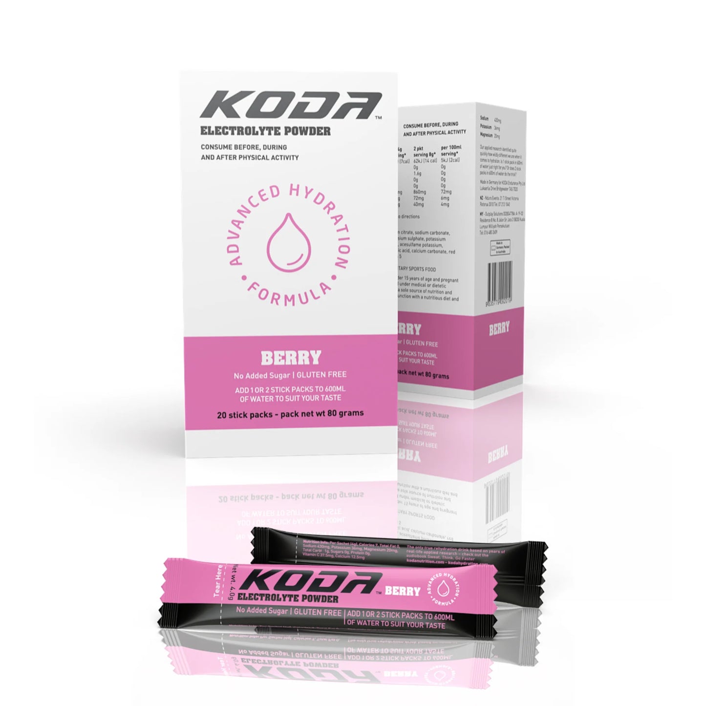 KODA Electrolyte Powder 20 Stick Pack