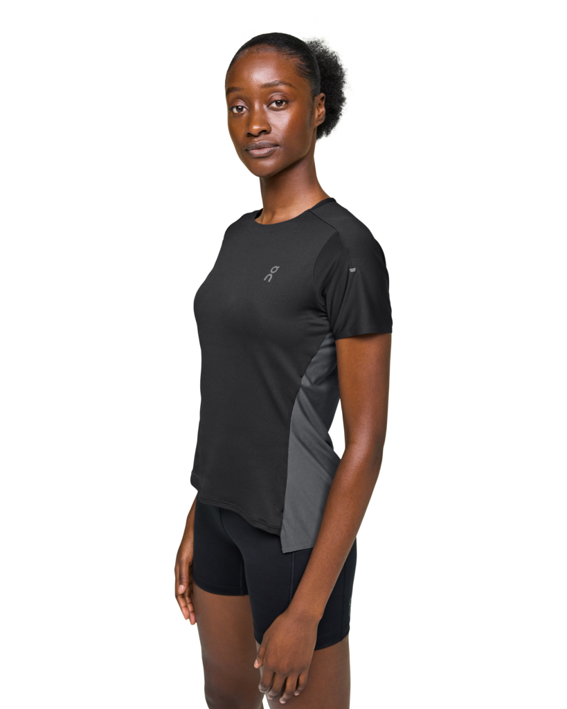 On Running Women's Performance Tee | Black/Eclipse