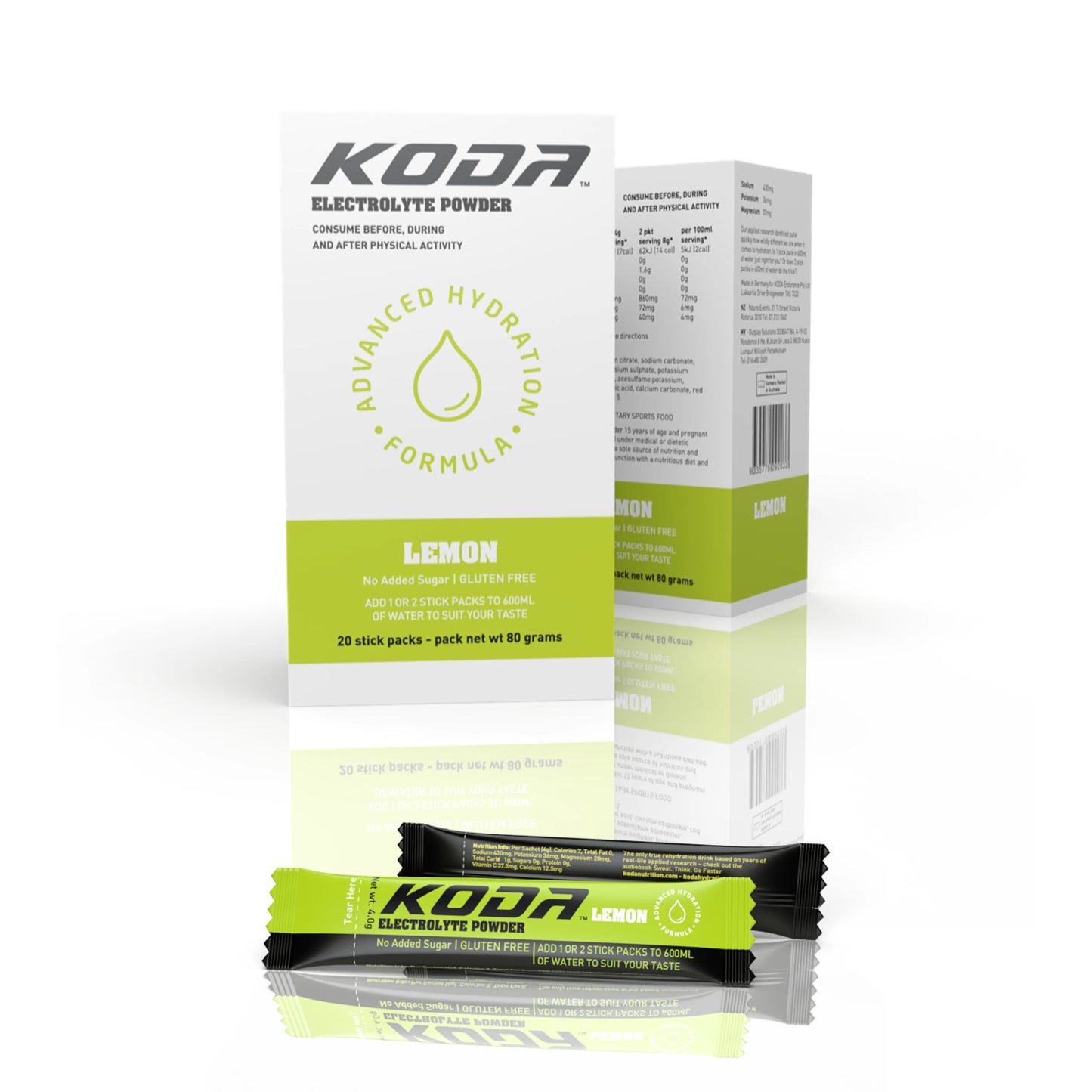 KODA Electrolyte Powder 20 Stick Pack