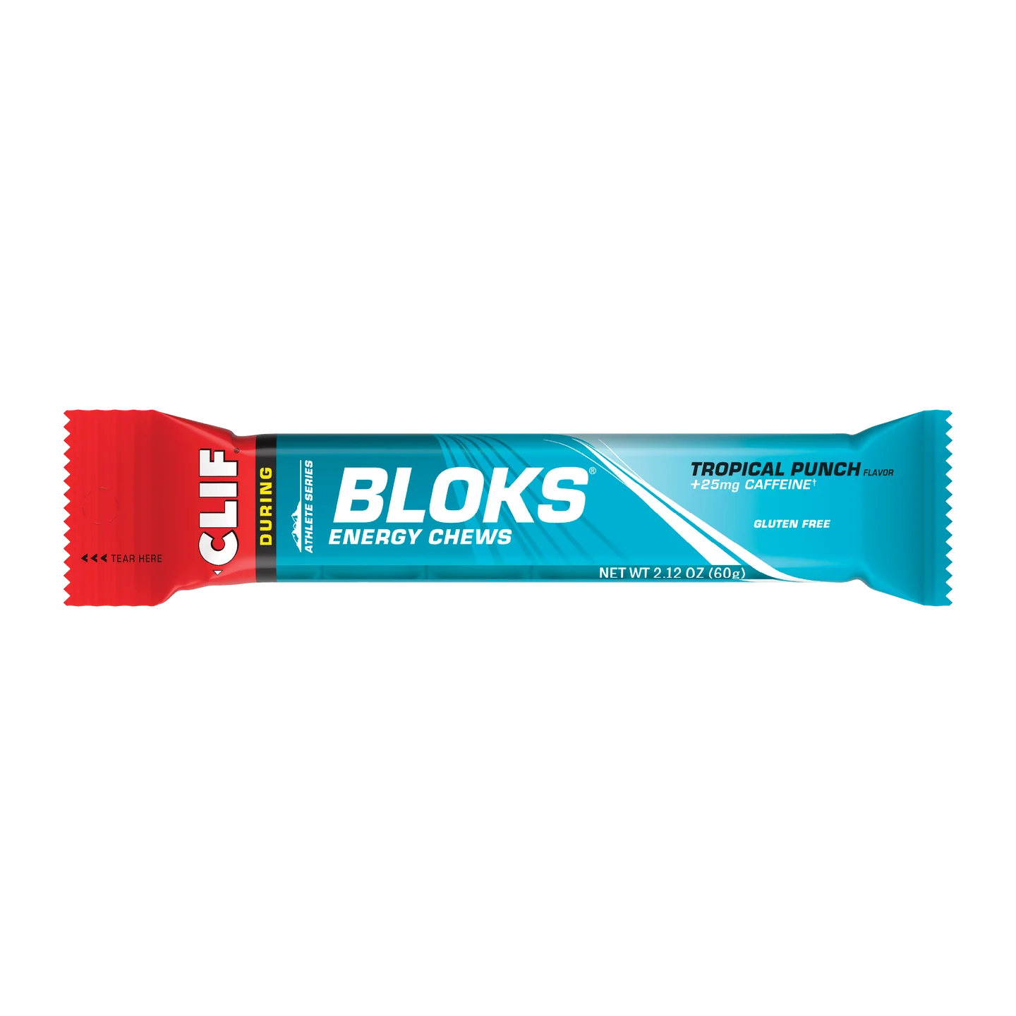 CLIF® BLOKS™ Energy Chews: Tropical Punch 25mg Caffeine