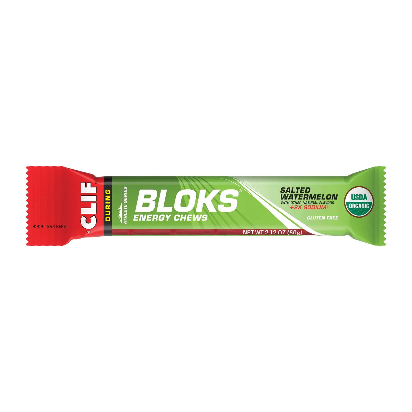 CLIF® BLOKS™ Energy Chews | Salted Watermelon + 2X Sodium