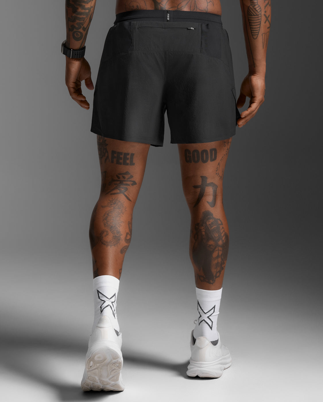 2XU Men's Light Speed Stash 5" Shorts | Black