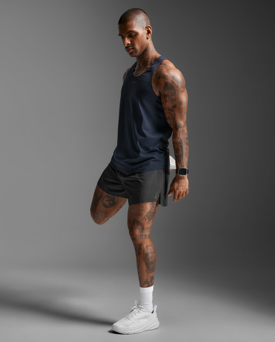 2XU Men's Light Speed Stash 5" Shorts | Black