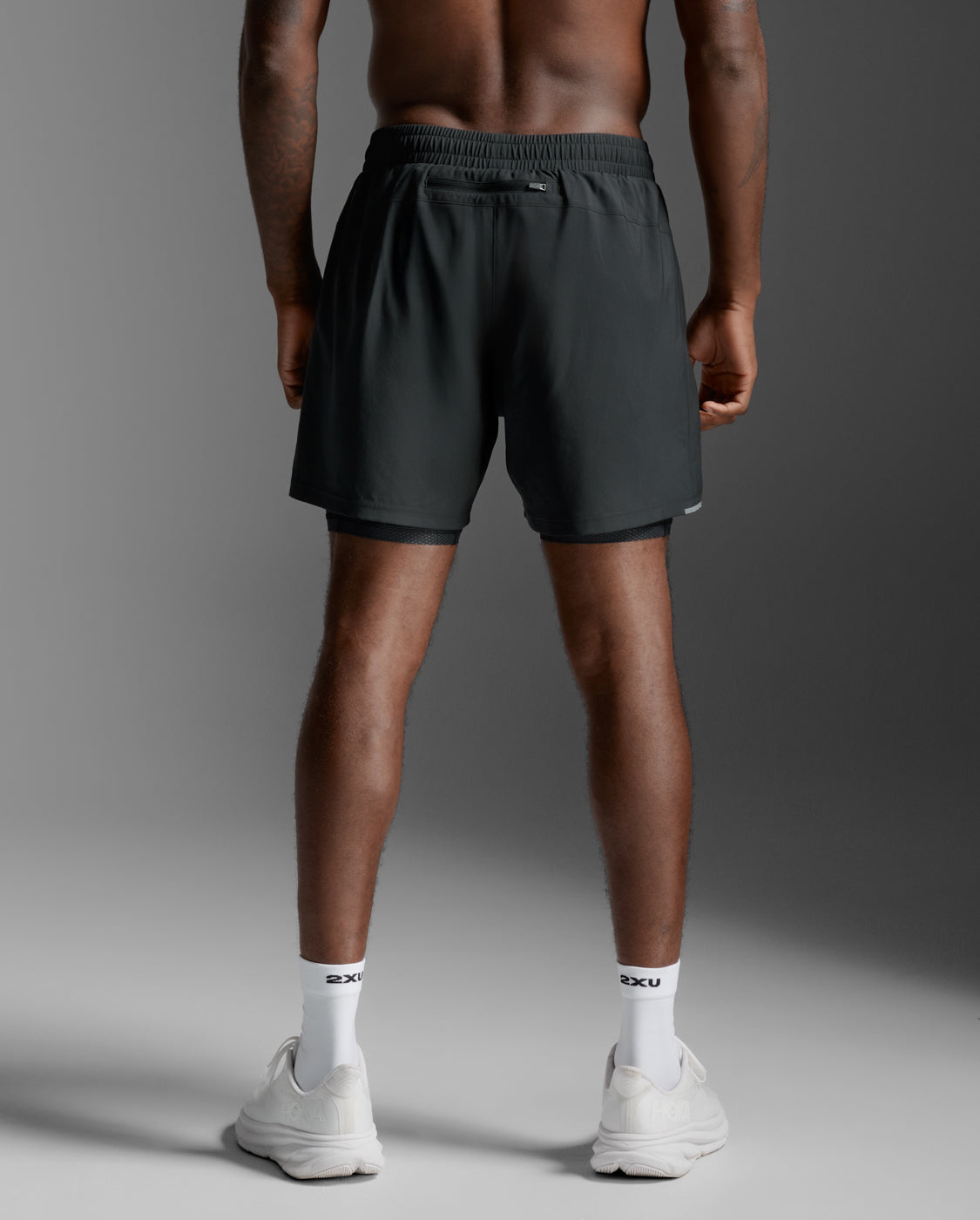2XU Men's Aero Mesh 2-in-1 5" Short | Black