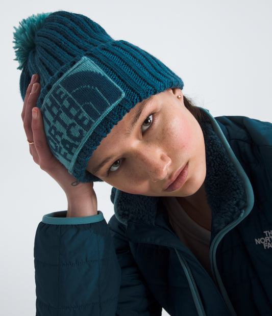 The North Face Heritage Ski Tuke Beanie | Midnight Petrol