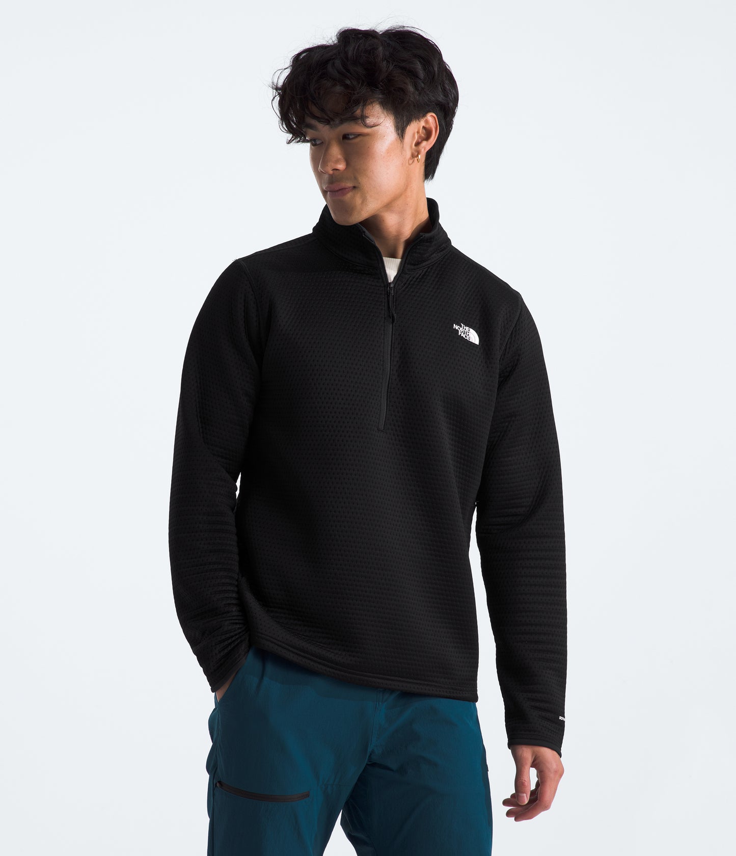 The North Face Men's Vertical Thermal ¼ Zip Fleece | TNF Black