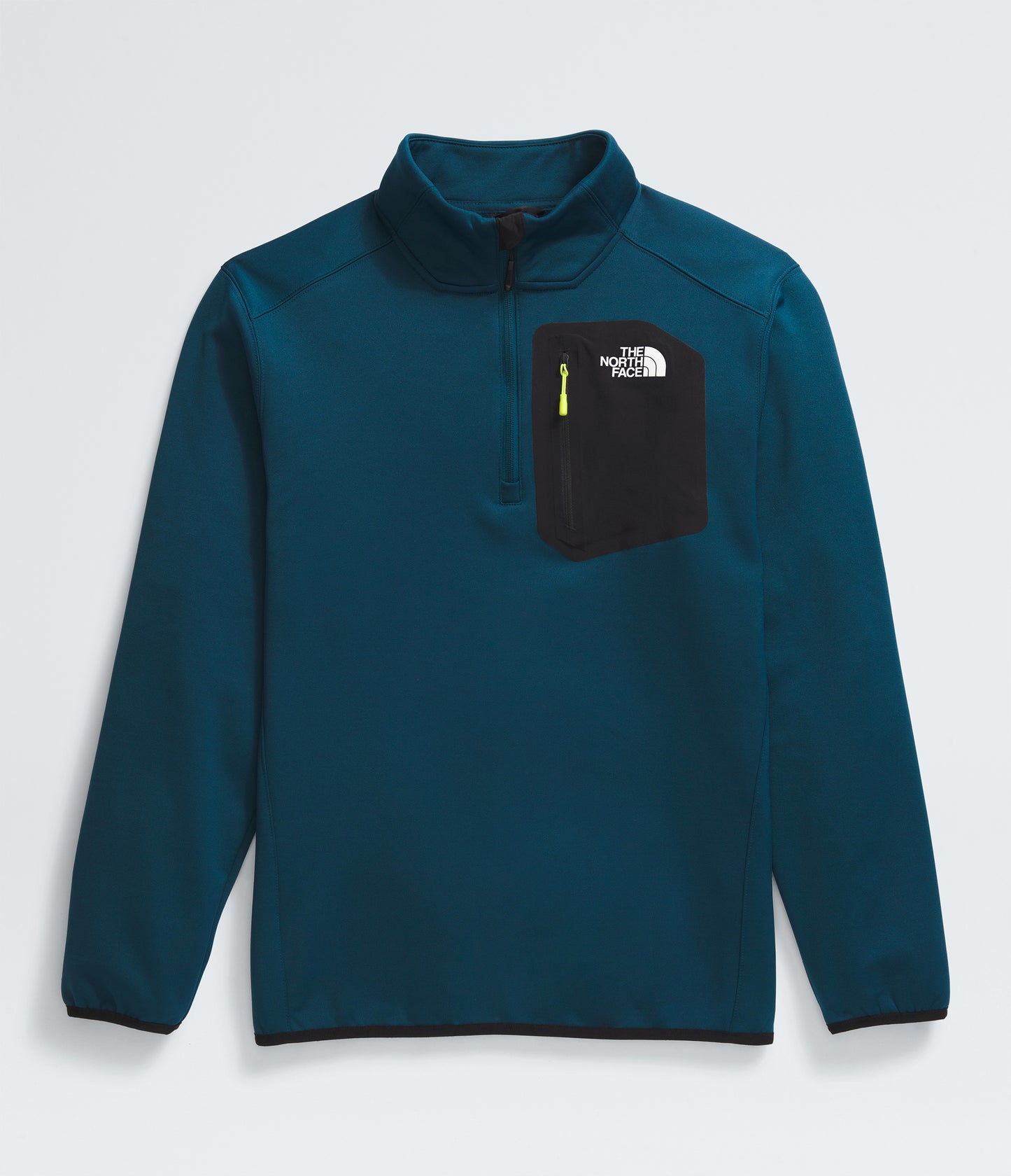 The North Face Men's Crest ¼ Zip Fleece | Midnight Petrol/TNF Black