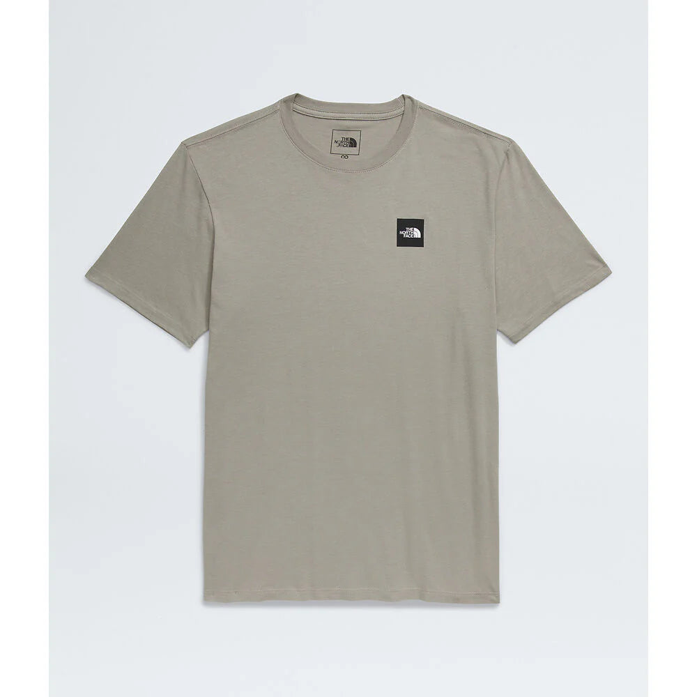 The North Face Men's Short Sleeve Box Logo Tee | Clay Grey