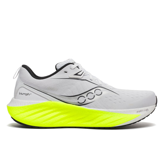 Saucony Men's Triumph 22 | White/Citron | Final Sale