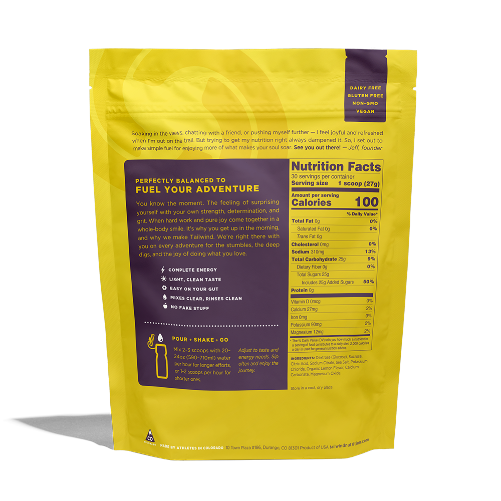 Tailwind Nutrition Non-Caffeinated Medium Endurance Fuel