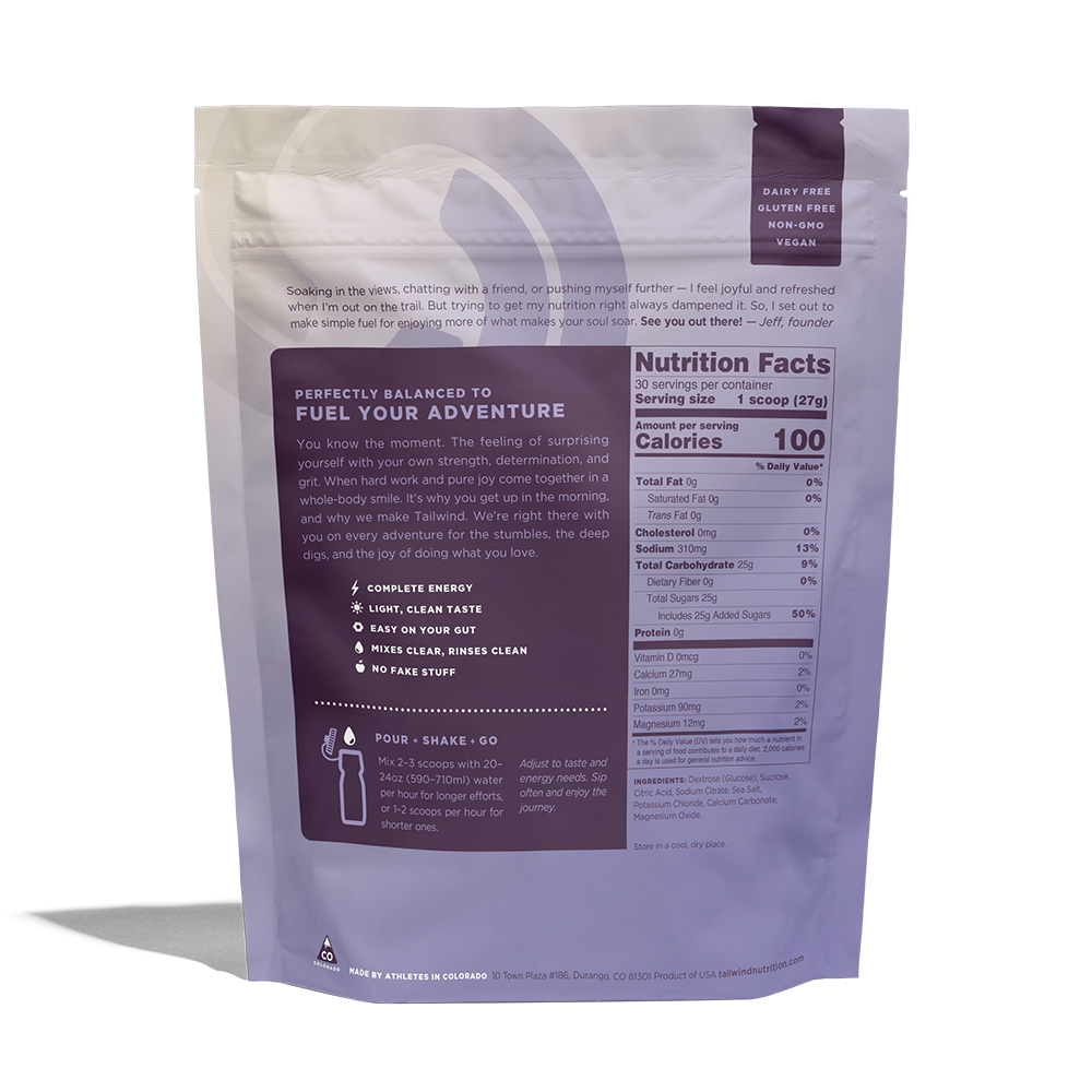 Tailwind Nutrition Non-Caffeinated Medium Endurance Fuel