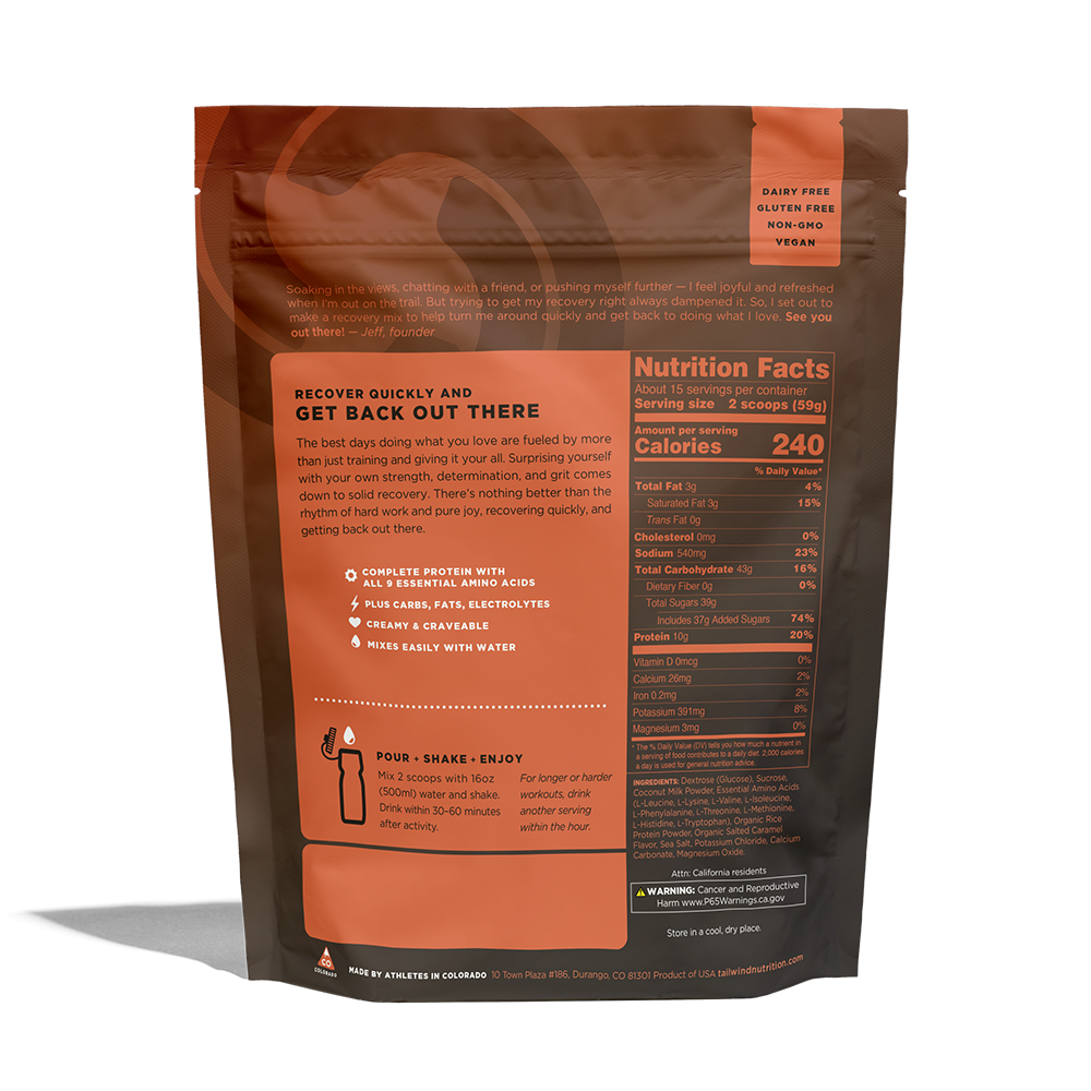 Tailwind Nutrition Recovery Mix Non-Caffeinated Medium
