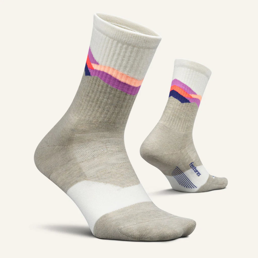 Feetures Trail Max Cushion Mini Crew Socks
