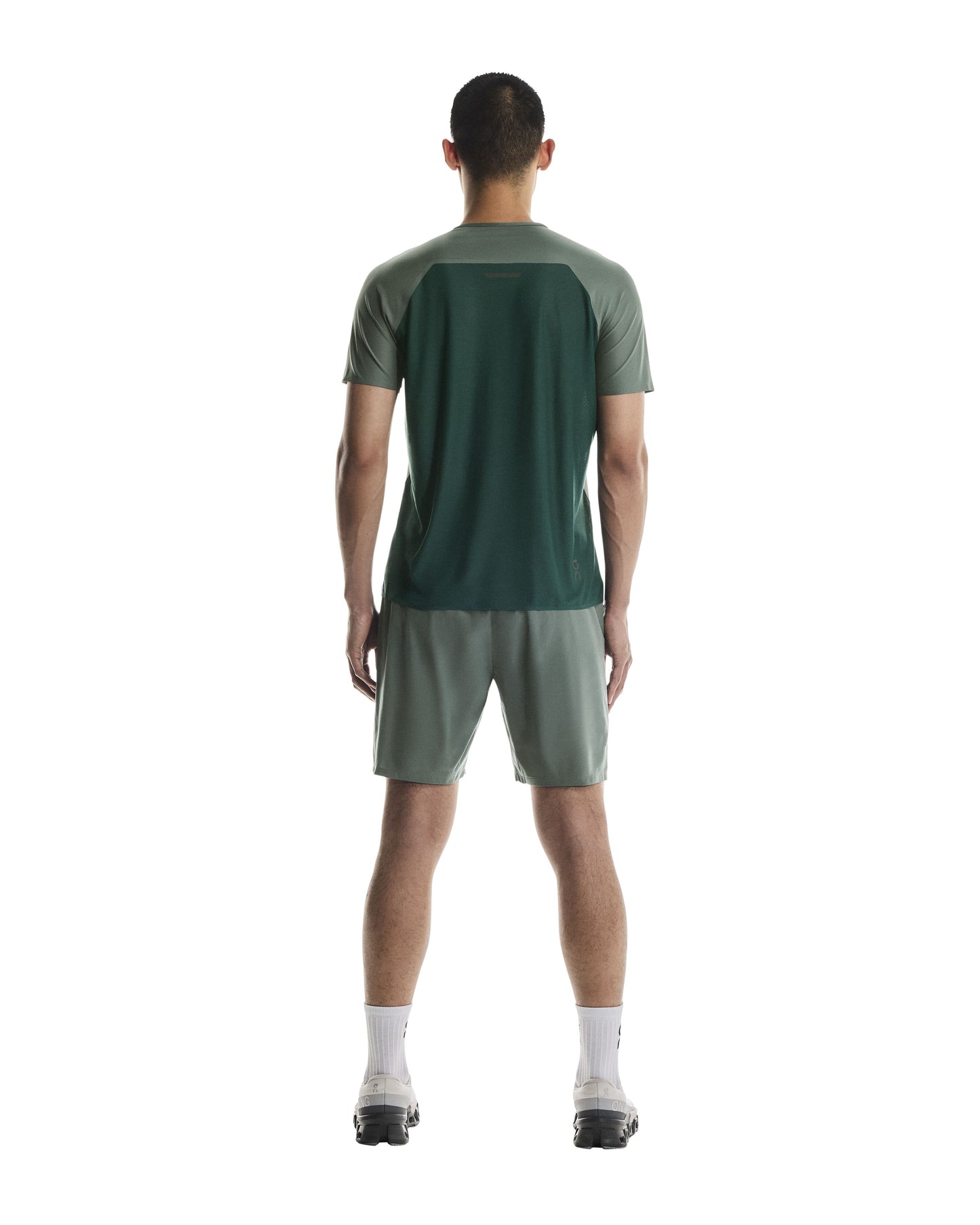 On Running Men's Performance Tee | Olive/Spirulina