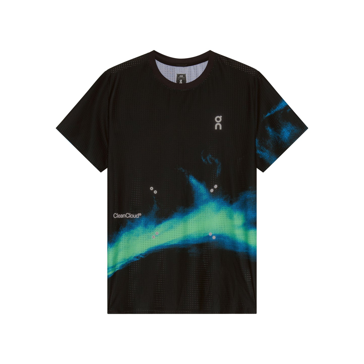 On Running Men's Pace Mesh Tee | Black/Horizon