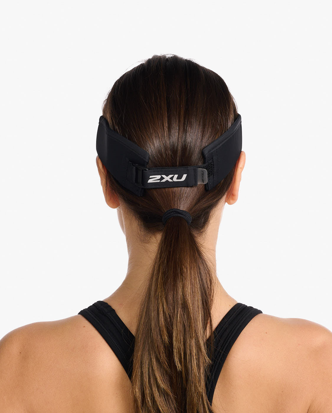 2XU Run Visor | Black