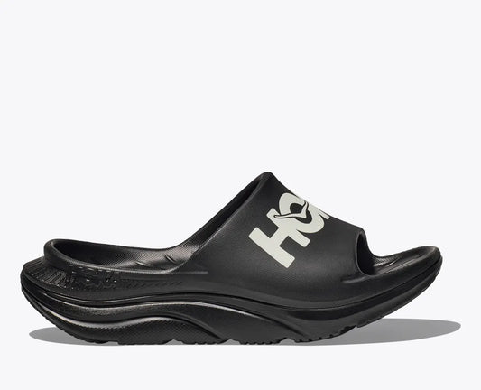 HOKA Ora Athletic Unisex Slide | Black/White