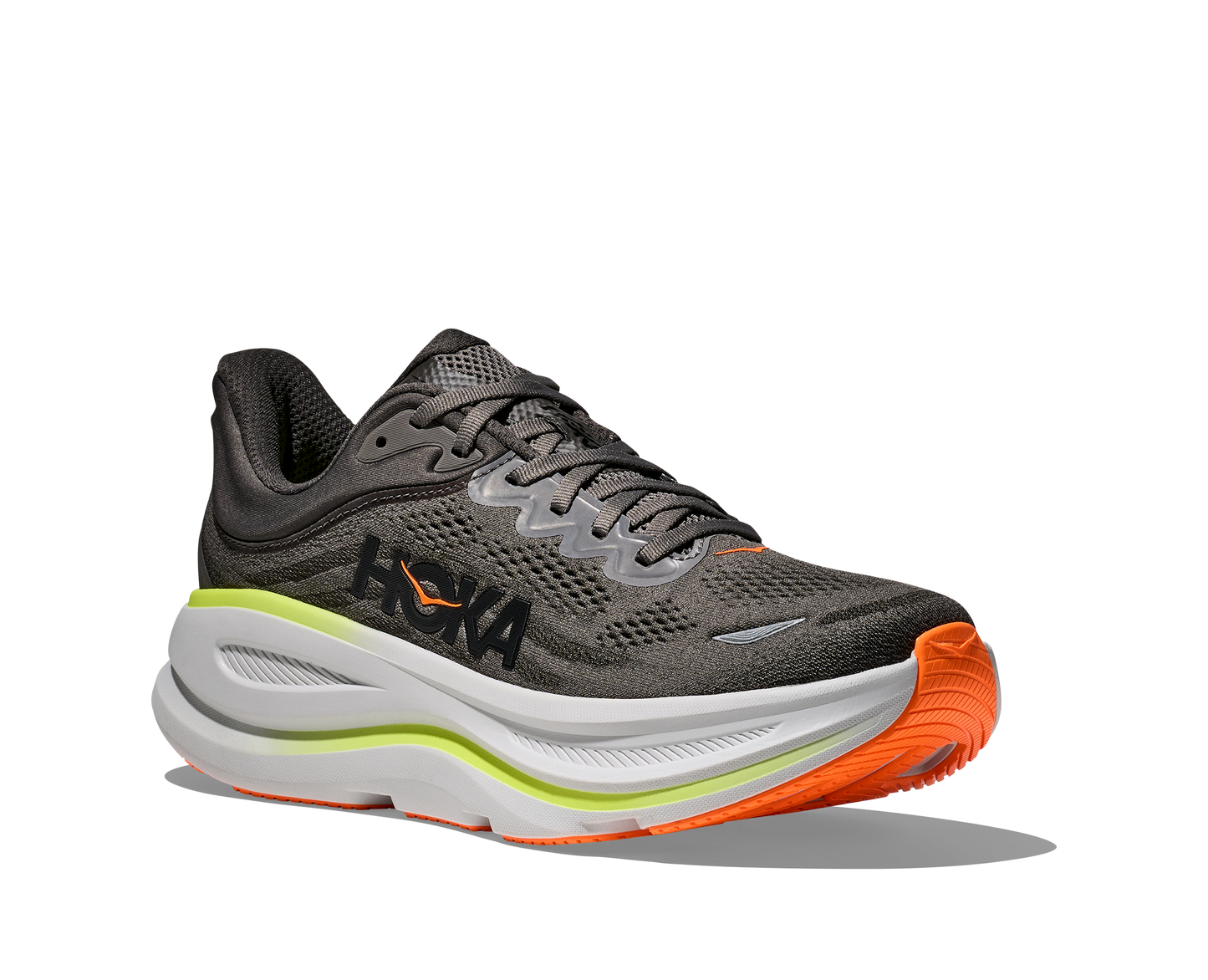 Hoka Men's Bondi 9 | Asphalt Grey/Gravel