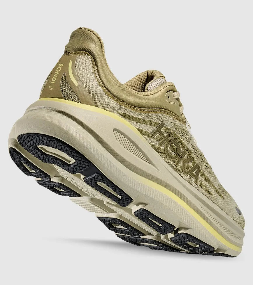 Hoka Men's Bondi 9 | Grassland/Oyster Mushroom