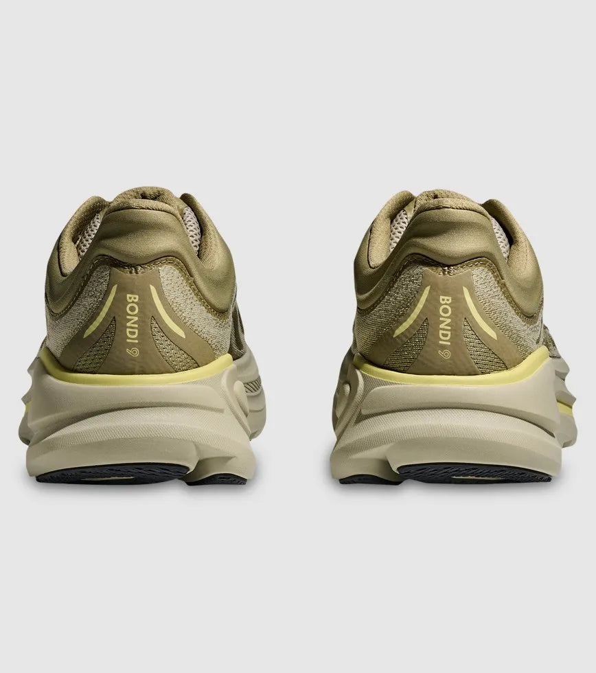 Hoka Men's Bondi 9 | Grassland/Oyster Mushroom