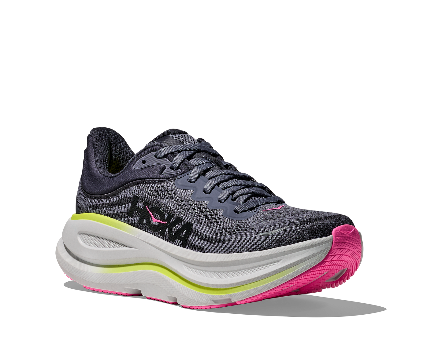 Hoka Women's Bondi 9 | Charcoal Grey/Grey Skies