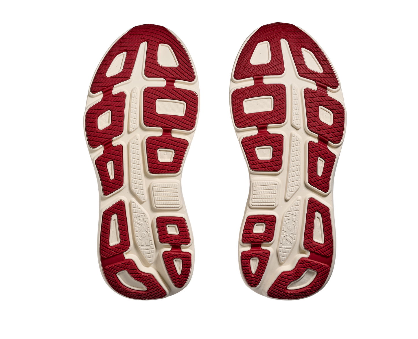 Hoka Men's Bondi 9 | Wide Fit | Thunder Cloud/Vermillion