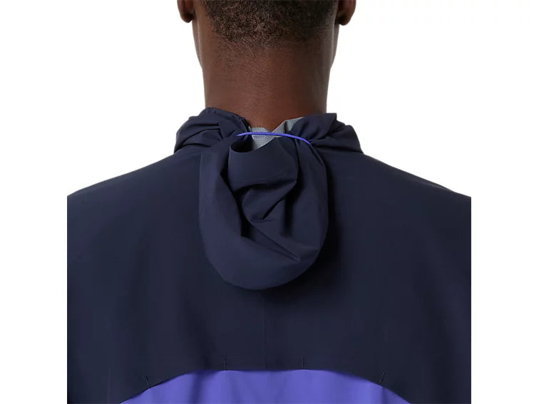 ASICS Men's Metarun Legend Jacket | Midnight/Cobalt Burst/Illuminate Green