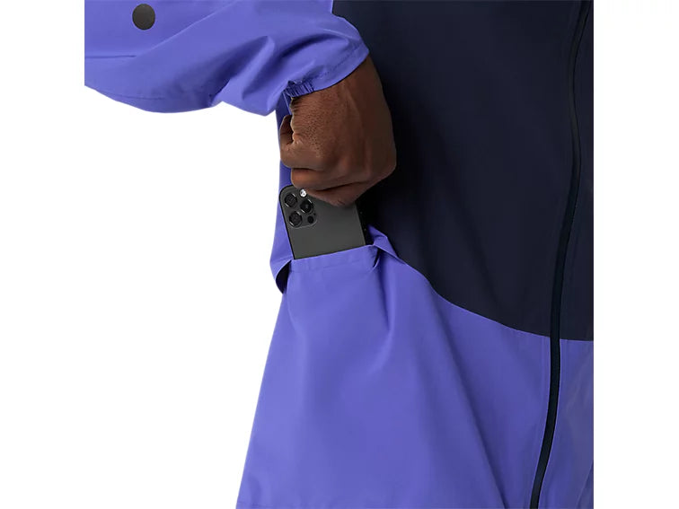 ASICS Men's Metarun Legend Jacket | Midnight/Cobalt Burst/Illuminate Green