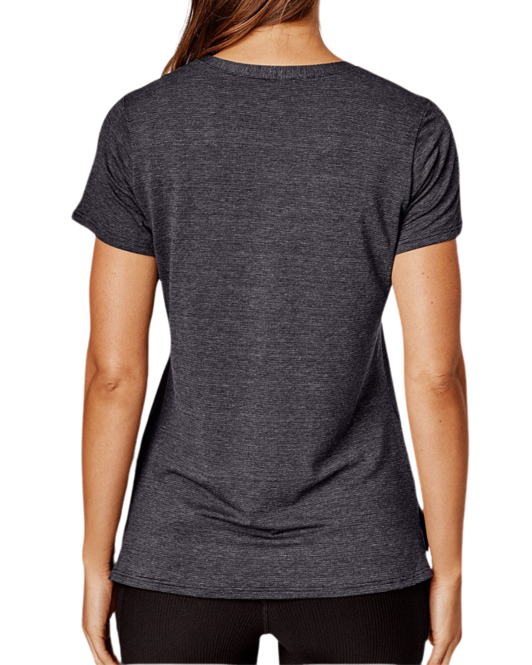 Running Bare Always Crew Workout Tee | Black