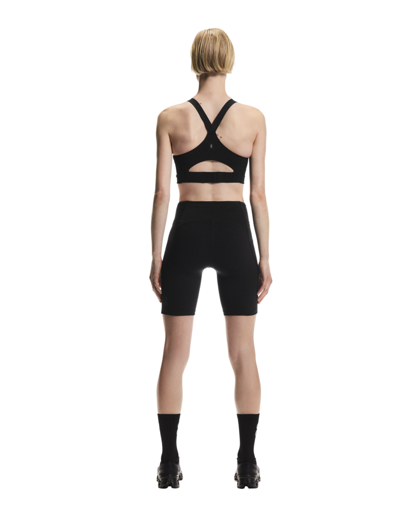 On Women's 8" Performance Tights Short | Black