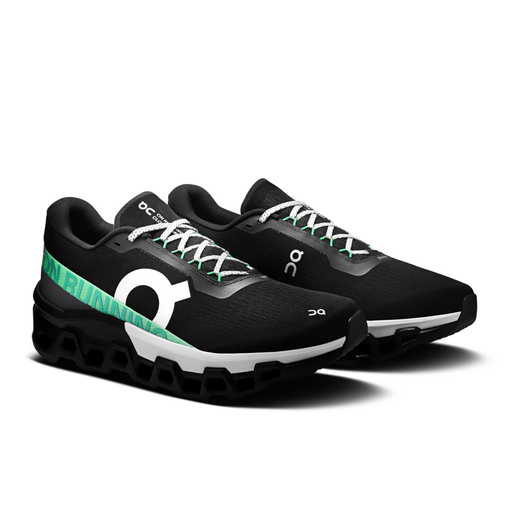 On Men's Cloudmonster 2 | Black/Glacier