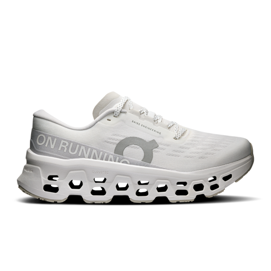 On Women’s Cloudmonster 3 | White/Wolf