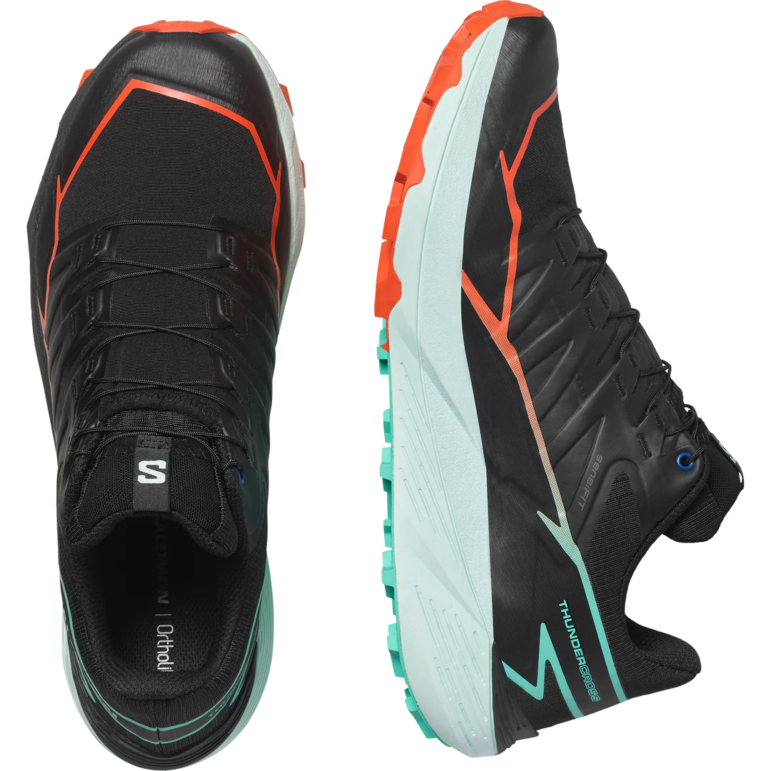 Salomon Thundercross Men's | Black/Cherry Tomato/Electric Green