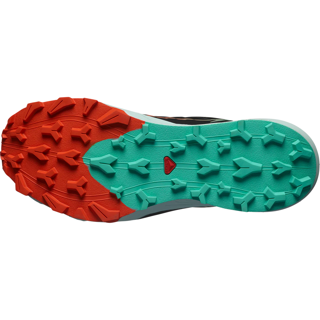 Salomon Thundercross Men's | Black/Cherry Tomato/Electric Green