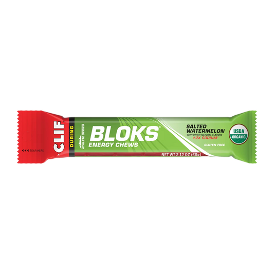 CLIF® BLOKS™ Energy Chews | Salted Watermelon + 2X Sodium