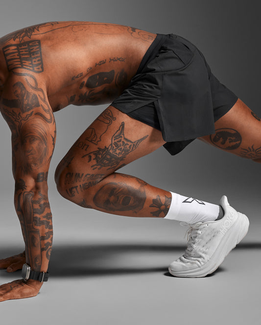 2XU Men's Light Speed Stash 5" Shorts | Black
